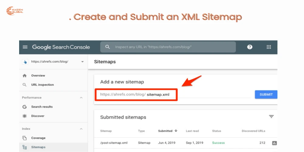 This image depicts XML Sitemap