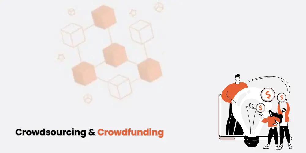 This image depicts Difference between Crowdsourcing and Crowdfunding