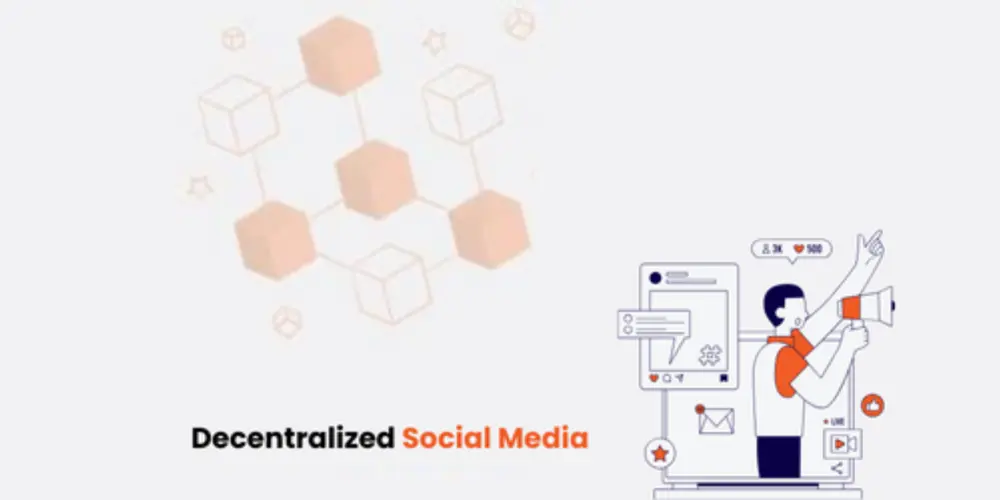 This image depicts Decentralized Social Media