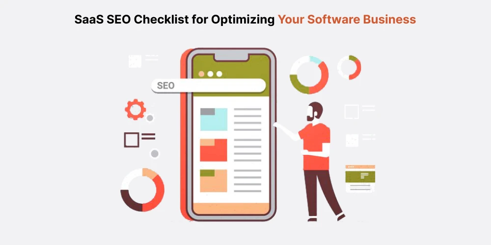 This image depicts SaaS SEO Checklist