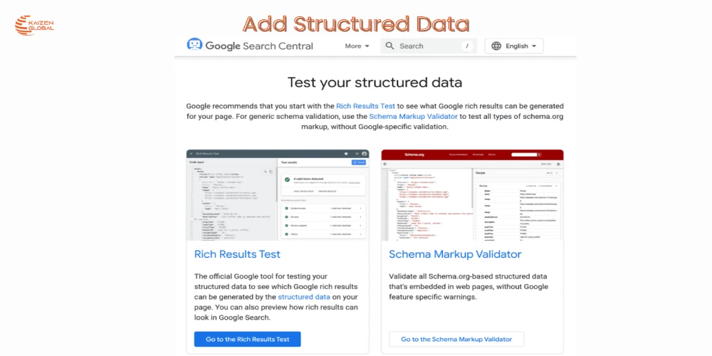 This image depicts Schema Markup