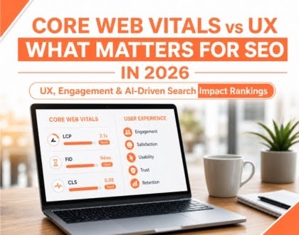 This image depicts Core Web Vitals vs User Experience